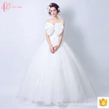 2017 Sweet Lace Wedding Dress Bridal Gown Bowknot China Custom Made